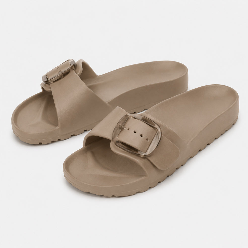 Leichte Slippers für Damen – bequeme Sommersandalen mit Schnalle