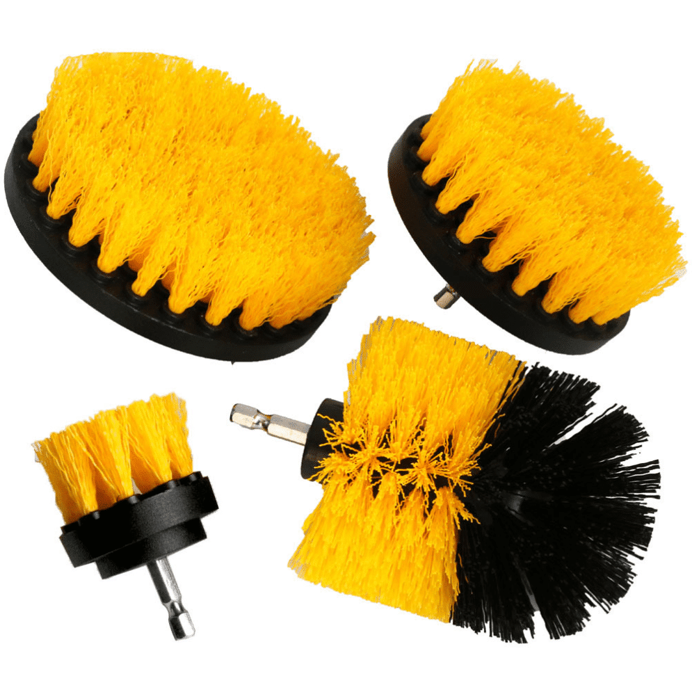 4-in-1-Reinigungsbürsten-Set für Bohrmaschine