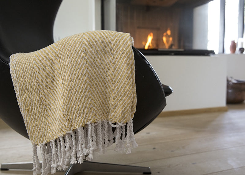 Decke aus 100 % Baumwolle 135 x 200 cm. von Rugs'N'More