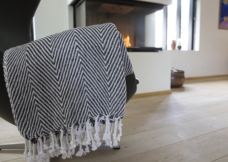 Decke aus 100 % Baumwolle 135 x 200 cm. von Rugs'N'More