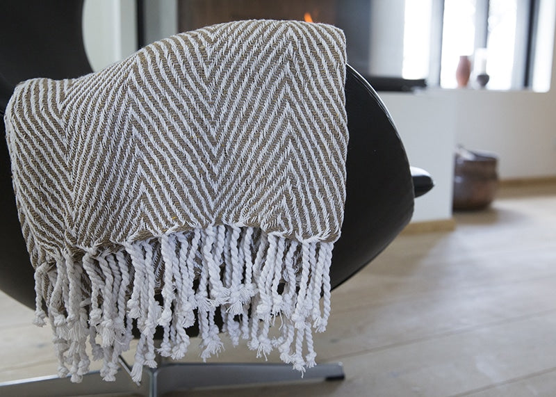 Decke aus 100 % Baumwolle 135 x 200 cm. von Rugs'N'More