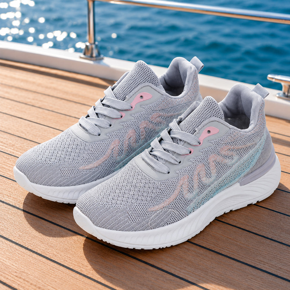 Sneaker für Damen, mit atmungsaktivem Flyknit-Obermaterial