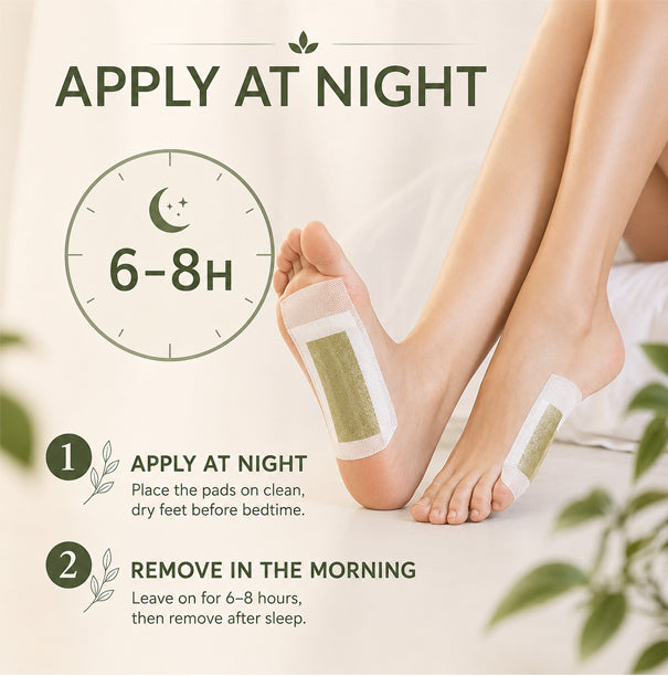 Detox Foot Patches Fuß Pflaster- 5 Tage Kur (10stk)