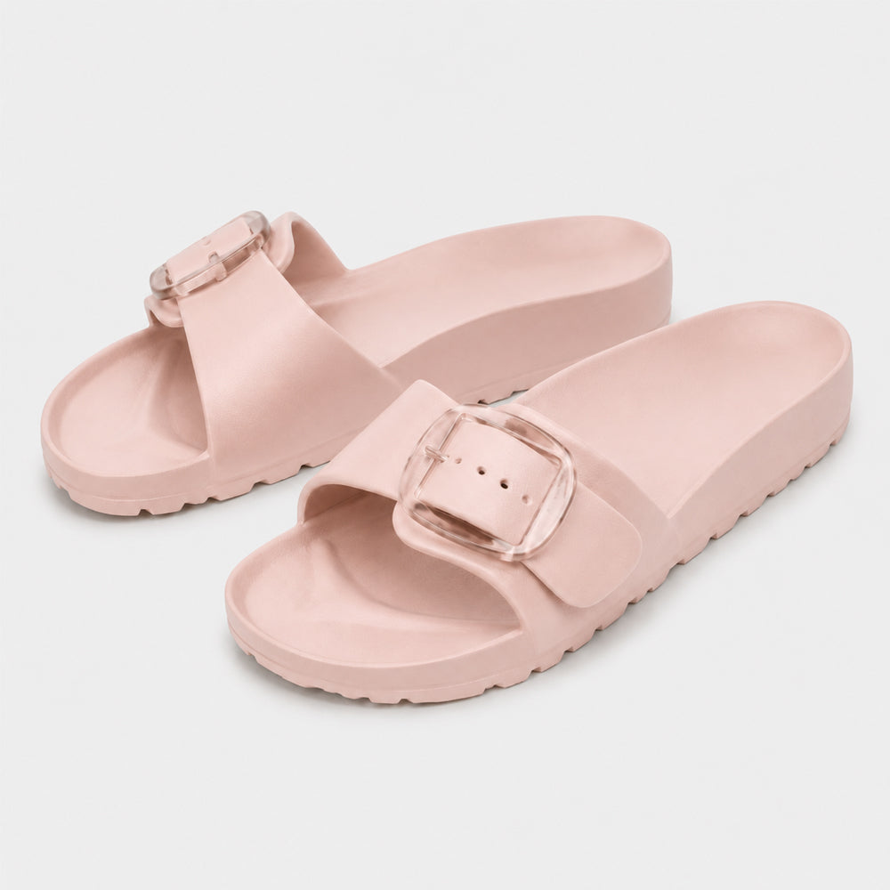 Leichte Slippers für Damen – bequeme Sommersandalen mit Schnalle