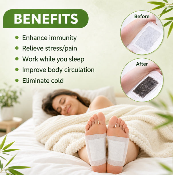 Detox Foot Patches Fuß Pflaster- 5 Tage Kur (10stk)