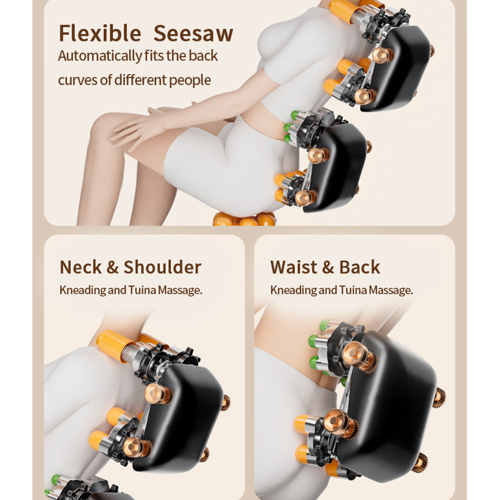 Massagesessel mit fortschrittlicher SL-Technologie, Luftdruckmassage, Wärmetherapie und Zero Gravity – Modell 988