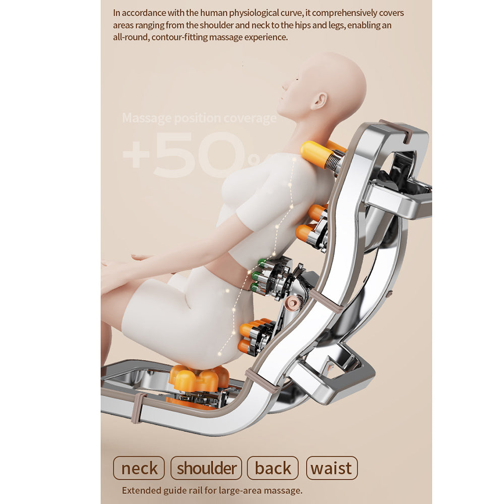 Massagesessel mit fortschrittlicher SL-Technologie, Luftdruckmassage, Wärmetherapie und Zero Gravity – Modell 988