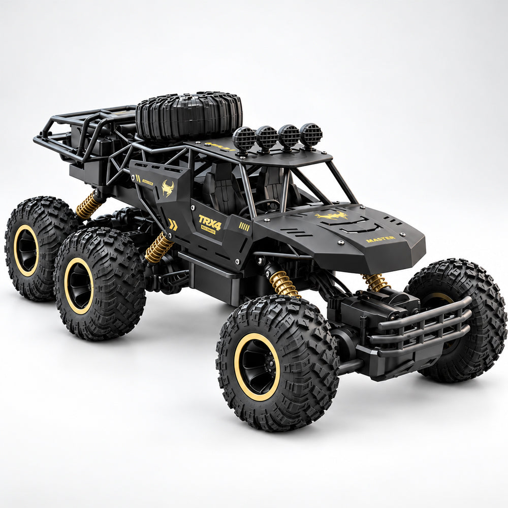 Ferngesteuertes Offroad-Auto mit 6 Rädern  - Schwarz oder Gold