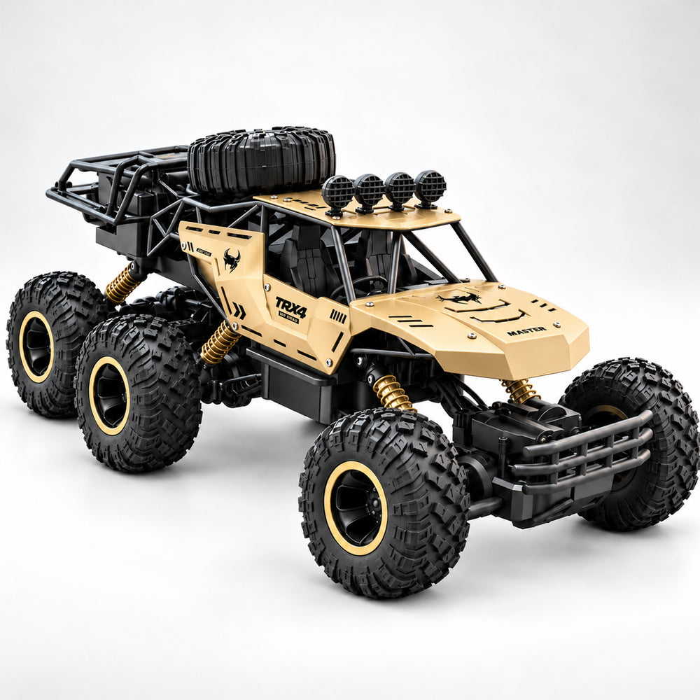 Ferngesteuertes Offroad-Auto mit 6 Rädern  - Schwarz oder Gold
