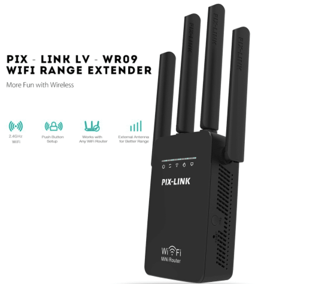 Wi-Fi Range Extender (Repeater / Extender) 300Mbps - 2,4 GHz