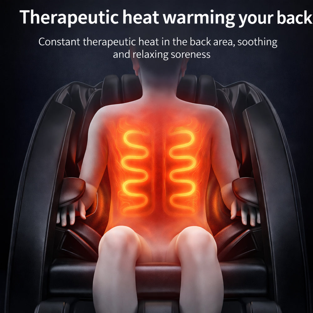 Massagesessel 2D – Wärmetherapie, KI-Steuerung, Zero Gravity – Modell A5 Plus