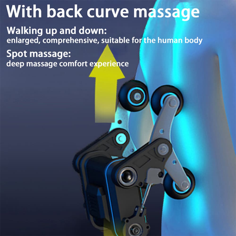 Massagesessel 4D mit SL-Technologie, Luftdruckmassage, Wärmetherapie und großem Touchscreen
