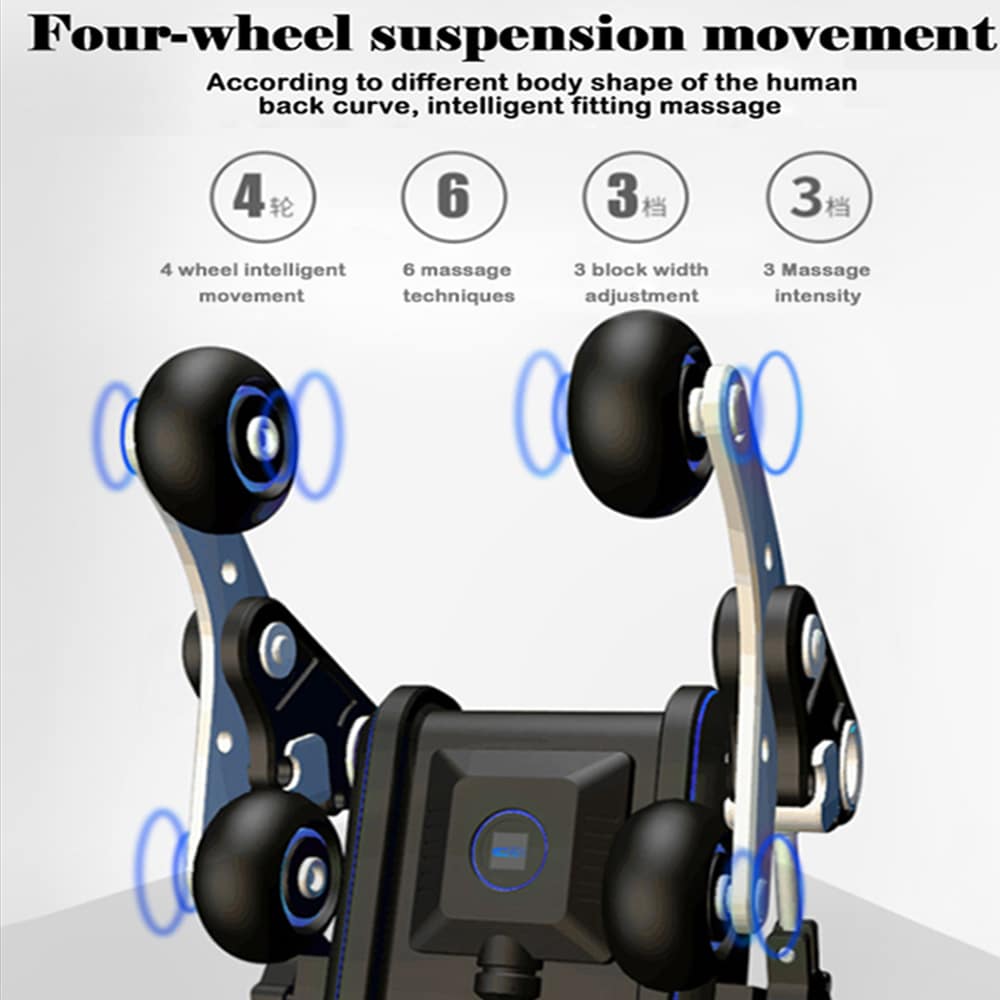 Massagesessel 4D mit SL-Technologie, Luftdruckmassage, Wärmetherapie und großem Touchscreen