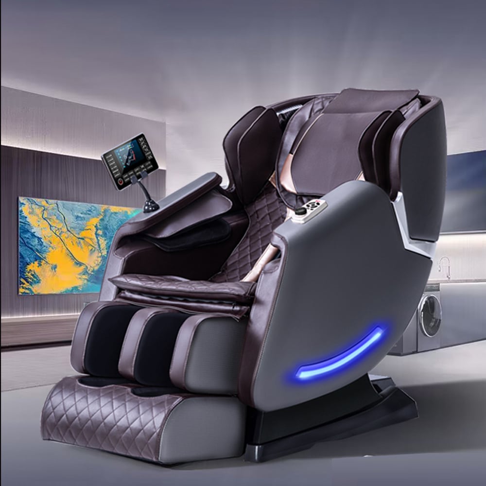 Massagesessel 4D Luxus+ mit SL-Technologie, Wärmetherapie, Sprachsteuerung & Touchscreen