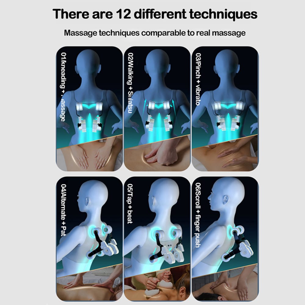 Massagesessel 4D Luxus+ mit SL-Technologie, Wärmetherapie, Sprachsteuerung & Touchscreen