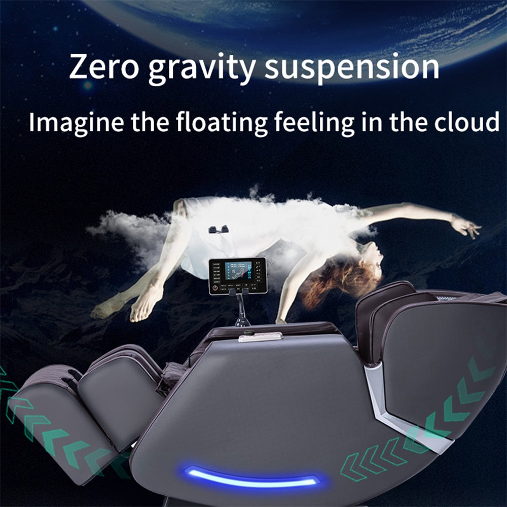 Massagesessel 4D Luxus+ mit SL-Technologie, Wärmetherapie, Sprachsteuerung & Touchscreen
