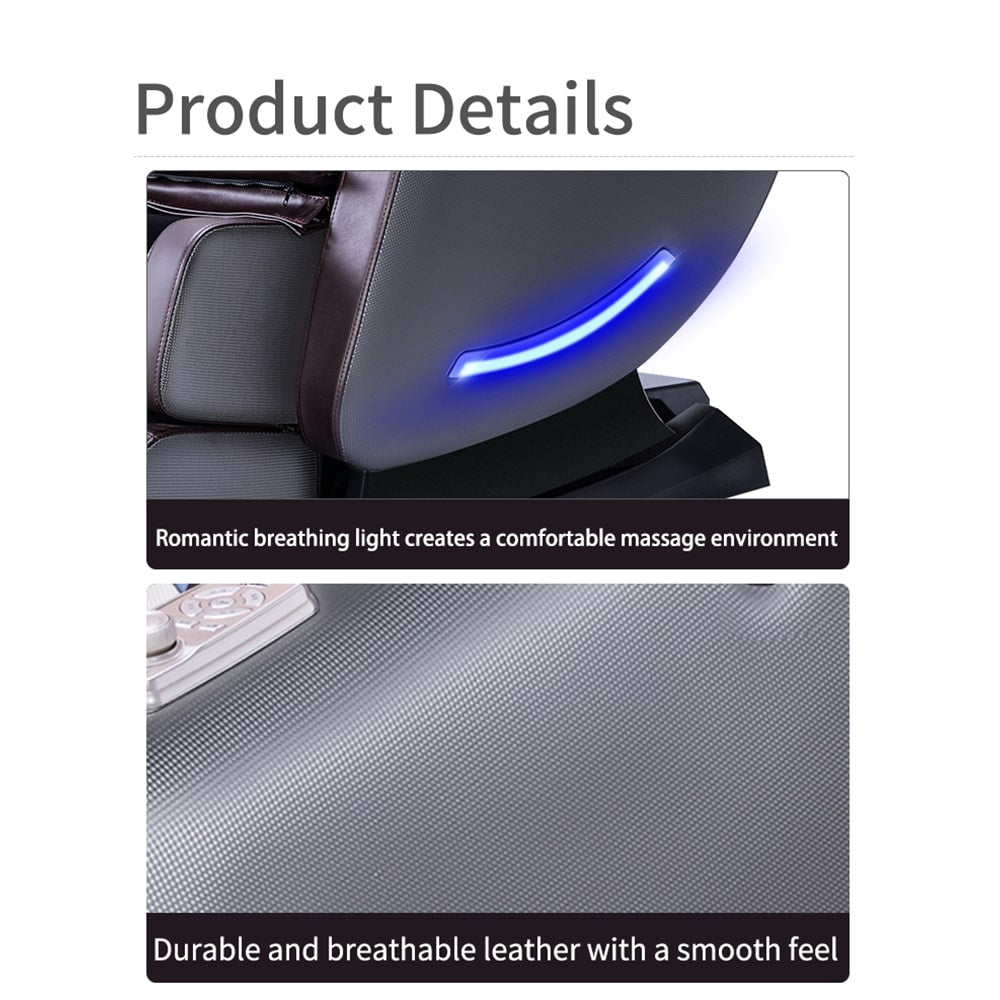 Massagesessel 4D Luxus+ mit SL-Technologie, Wärmetherapie, Sprachsteuerung & Touchscreen