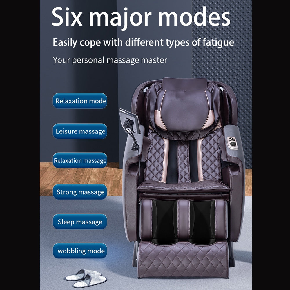 Massagesessel 4D Luxus+ mit SL-Technologie, Wärmetherapie, Sprachsteuerung & Touchscreen