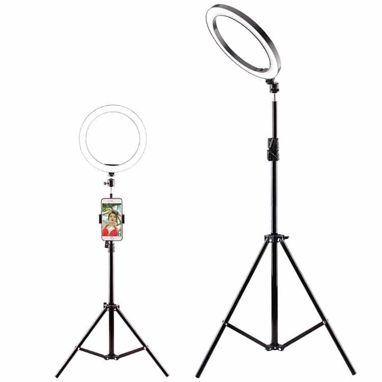 Ring light Ringlicht Leuchtring Youtube / TikTok mit Selfie Stand / TriPod