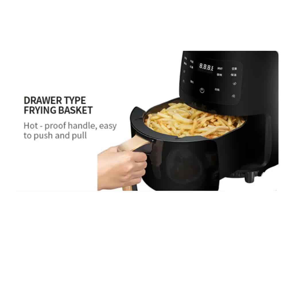 Airfryer 3,5 Liter (fettarm: Grillen, Backen, Frittieren und Frittieren)