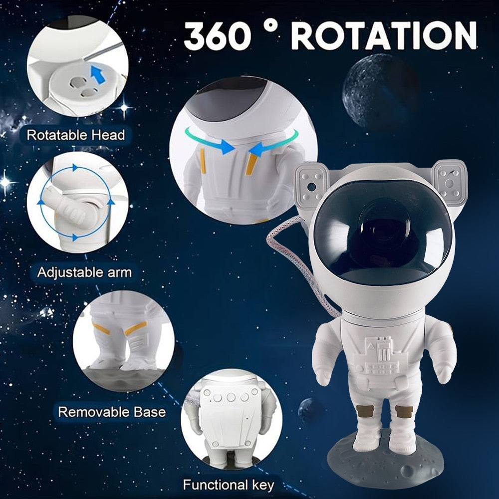Astronaut-Sternenhimmel-Projektor mit Fernbedienung