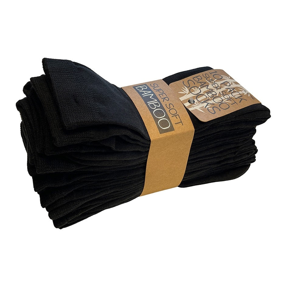 Bambusstrümpfe10 Paar (schwarz)