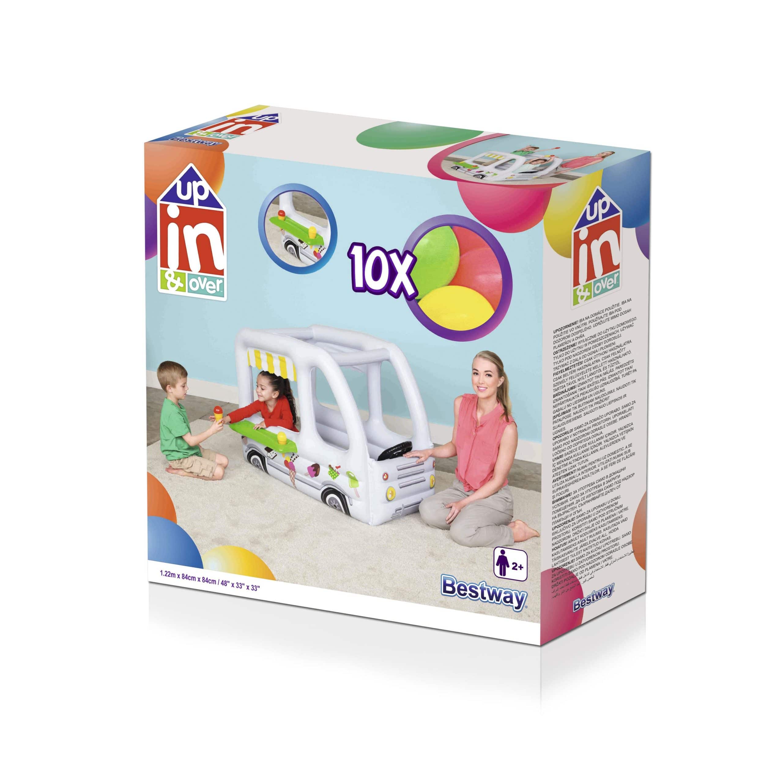 Aufblasbarer Eiswagen mit Eis und Kugeln von Bestway