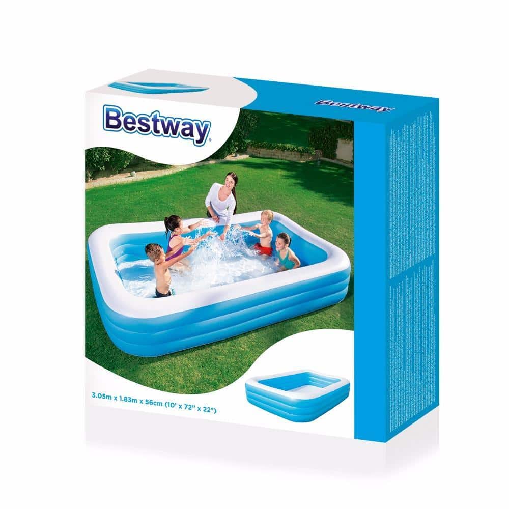 Aufblasbarer rechteckiger Pool Bestway 1161L - 305 x 183 x 56 cm