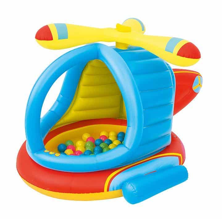Aufblasbarer Spielhubschrauber von Bestway inkl. 50 Bälle