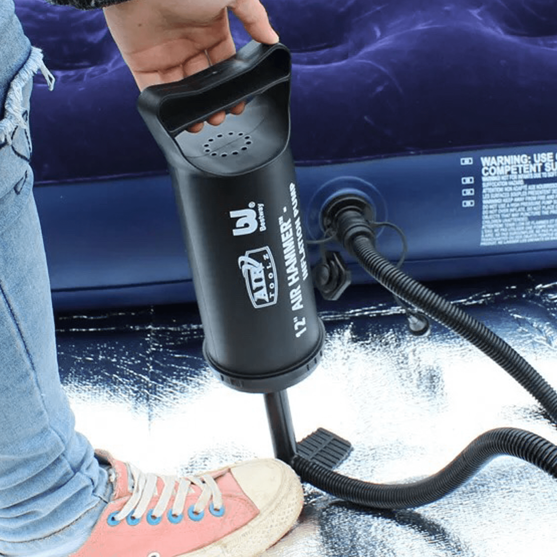 Luftpumpe für Badetiere, Pools, Luftmatratzen etc. von Bestway