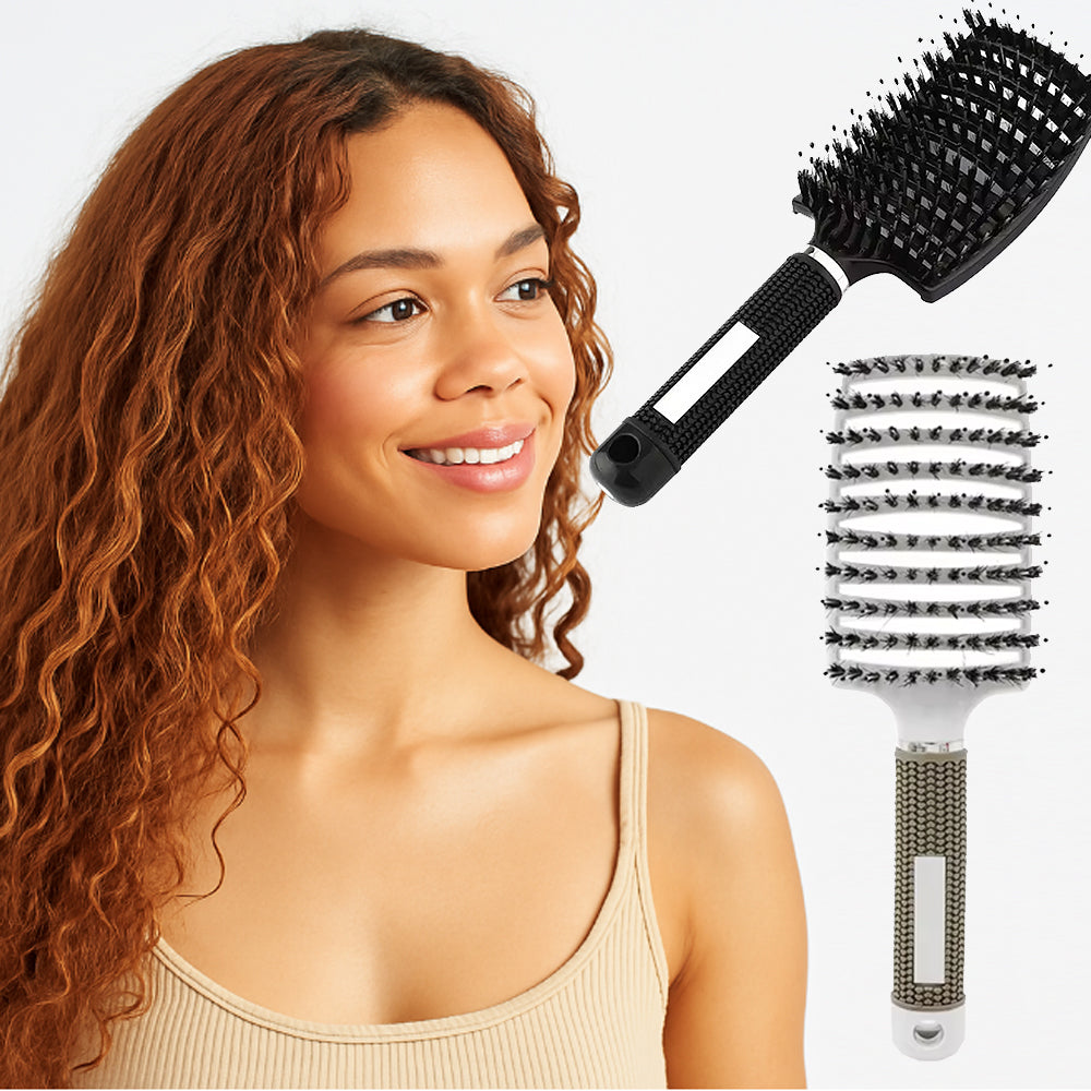 Anti-Ziep-Haarbürste – sanft zu nassem und trockenem Haar