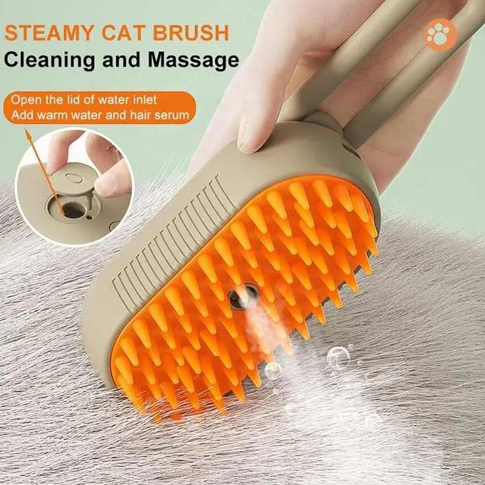 Damp Haustierbürste 3-in-1