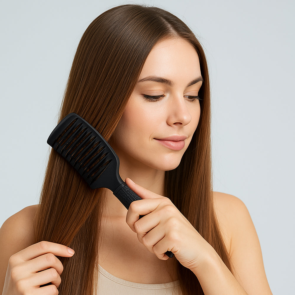 Anti-Ziep-Haarbürste – sanft zu nassem und trockenem Haar