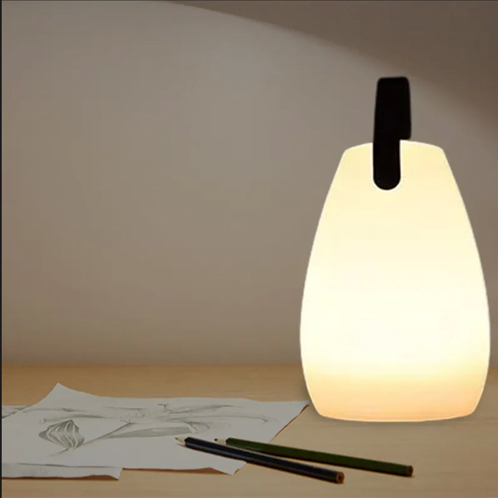 Tischleuchte LED mit Griff - quadratisch oder oval - RGB-Farbwechsel