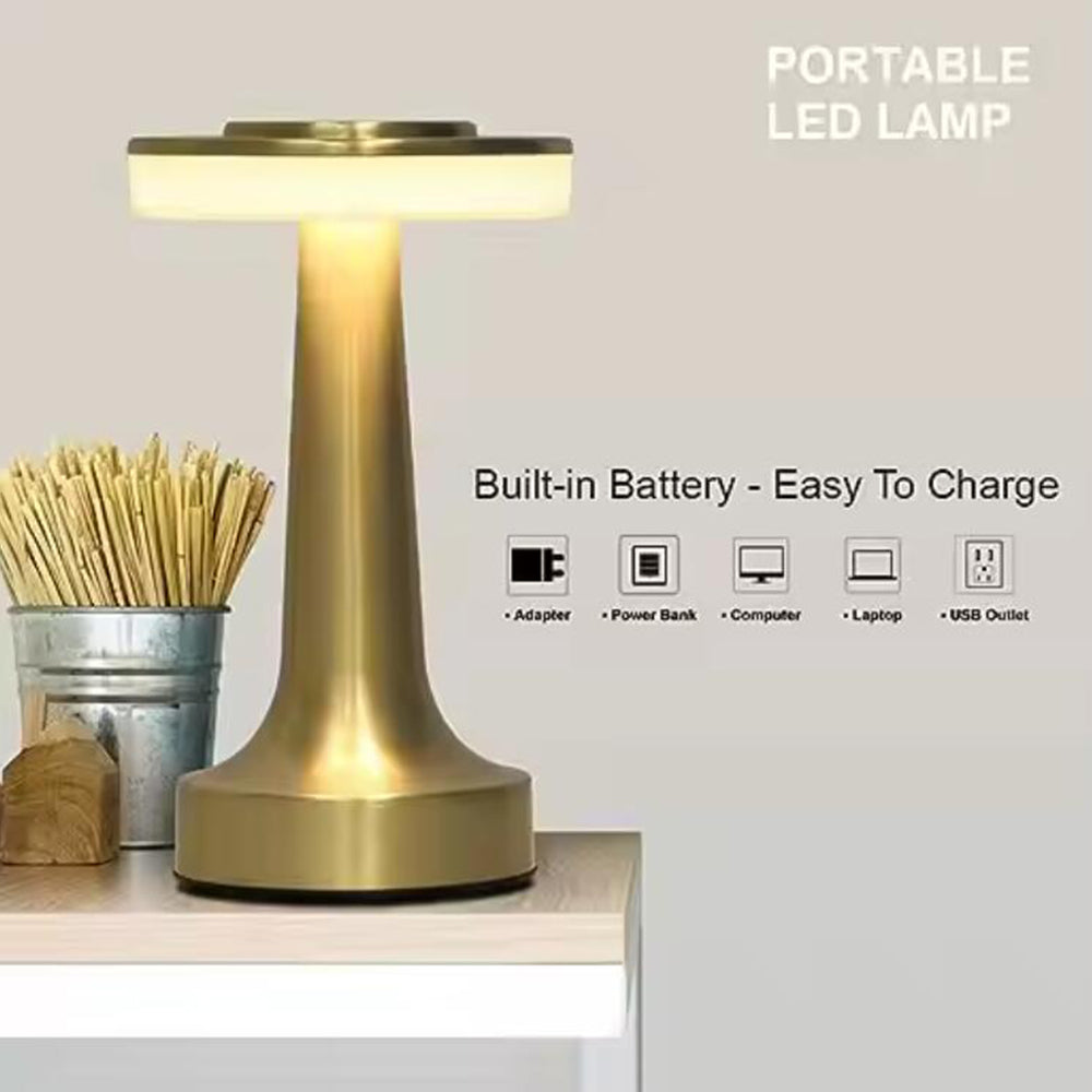 Touch LED Tischlampe mit USB-Aufladung