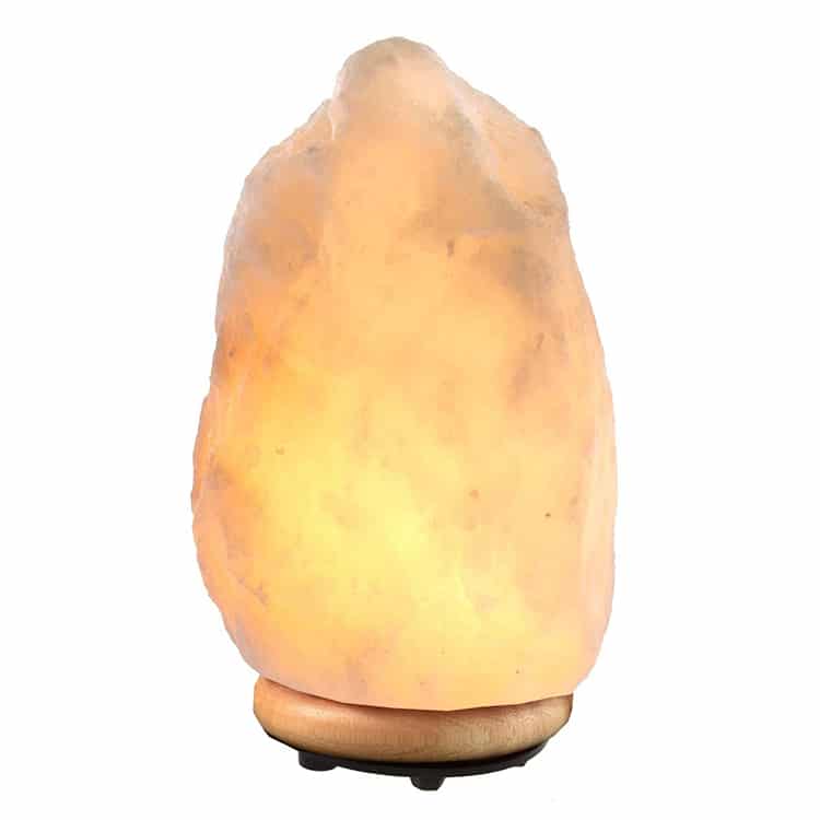 Himalaya-Salzlampe mit Sockel (1-2 kg.) Kristall