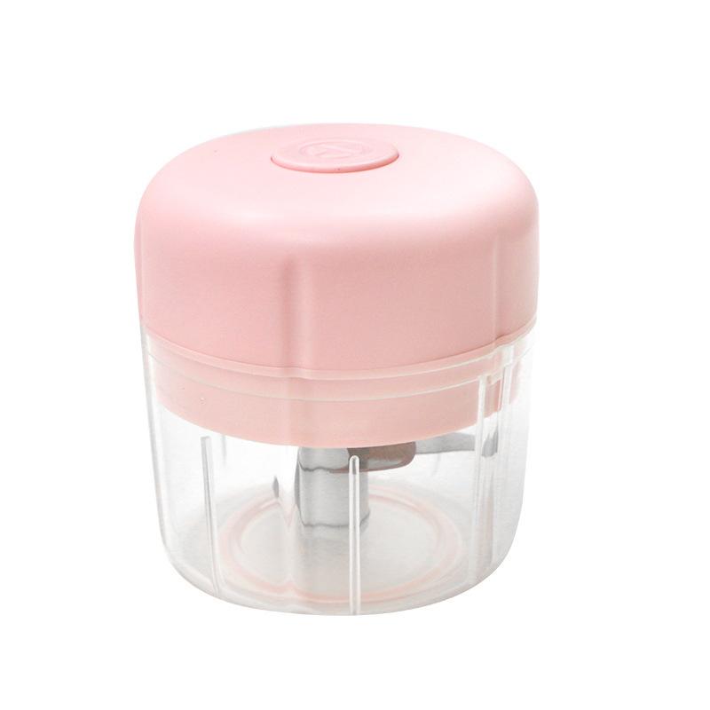 Wiederaufladbarer Minizerkleinerer (USB) 100 oder 250 ml. - 100 ml. pink