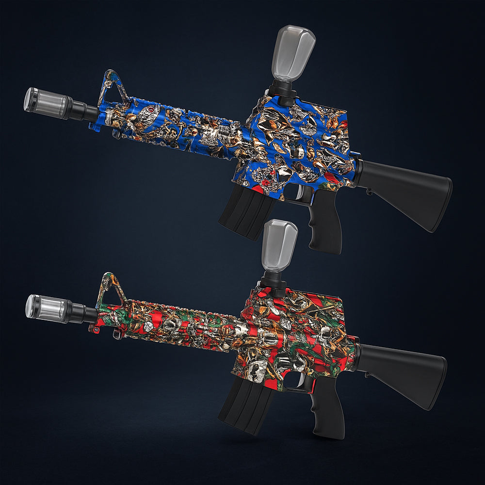 Gel Blaster M16 – elektrisch mit leuchtendem Schalldämpfer