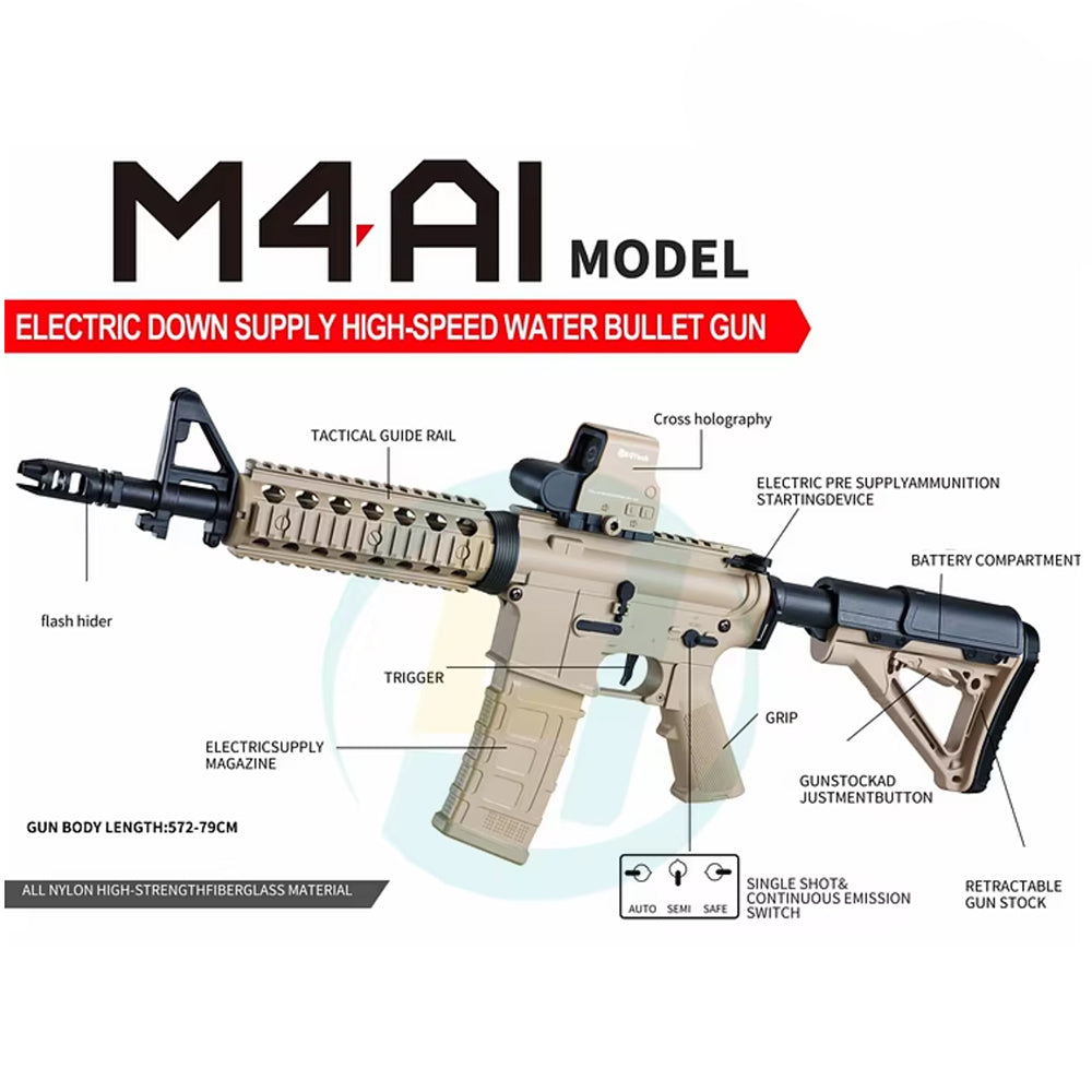 Gel Blaster – Elektrisches Gewehr – Modell M4A1