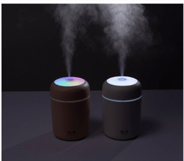 H2O- Luftbefeuchter mit LED-Licht (in mehreren Farben)