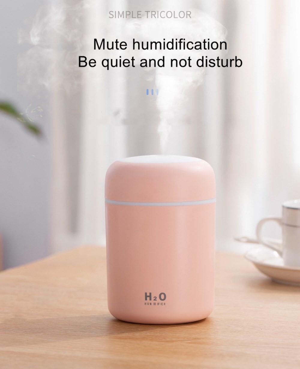 H2O- Luftbefeuchter mit LED-Licht (in mehreren Farben)