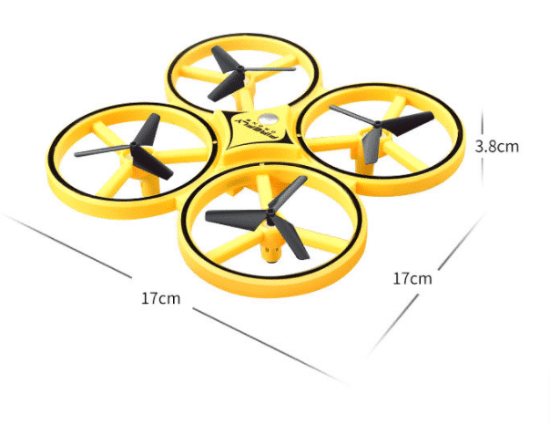 Drohnen-Hand-Quadrocopter (mit LED-Licht und Cool-Loop-Funktion)
