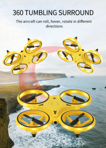 Drohnen-Hand-Quadrocopter (mit LED-Licht und Cool-Loop-Funktion)