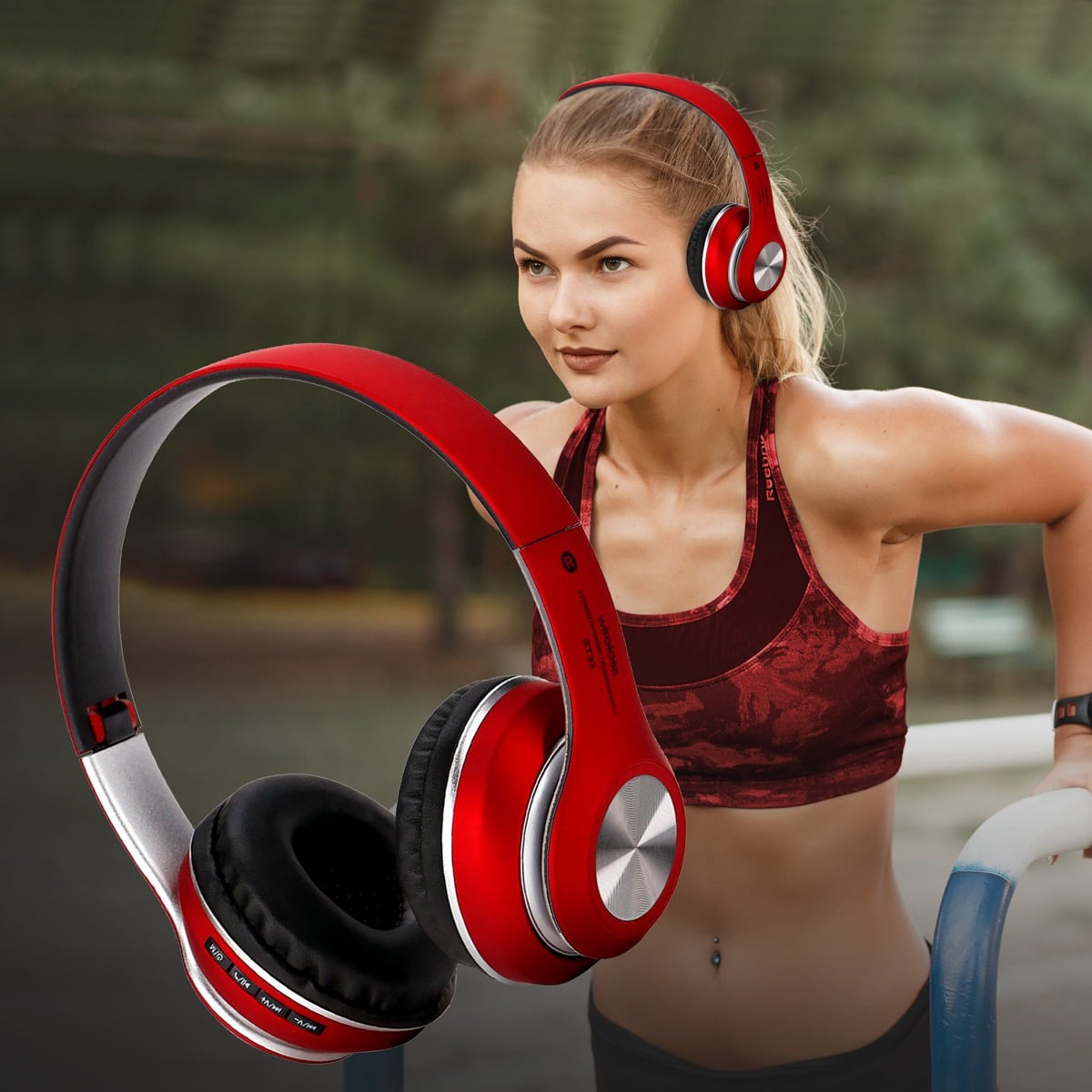 Bluetooth-Stereo-Headset mit Mikrofon ST33
