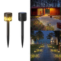 LED-Solarzellenlampen Außenbeleuchtung auf Erdspieß - 2 Stk.