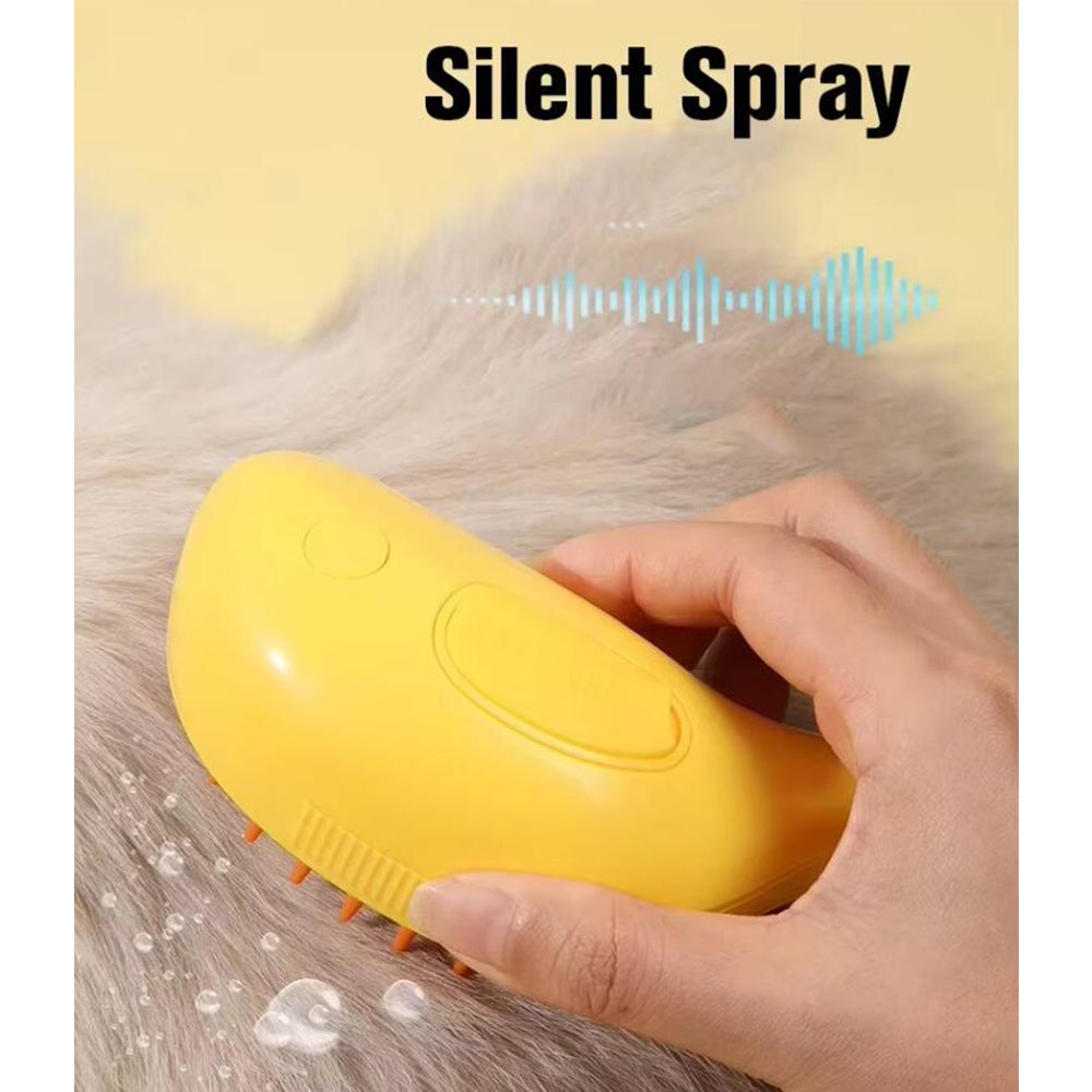 Hunde- und Katzenbürste 3-in-1 mit Sprühfunktion & Massage