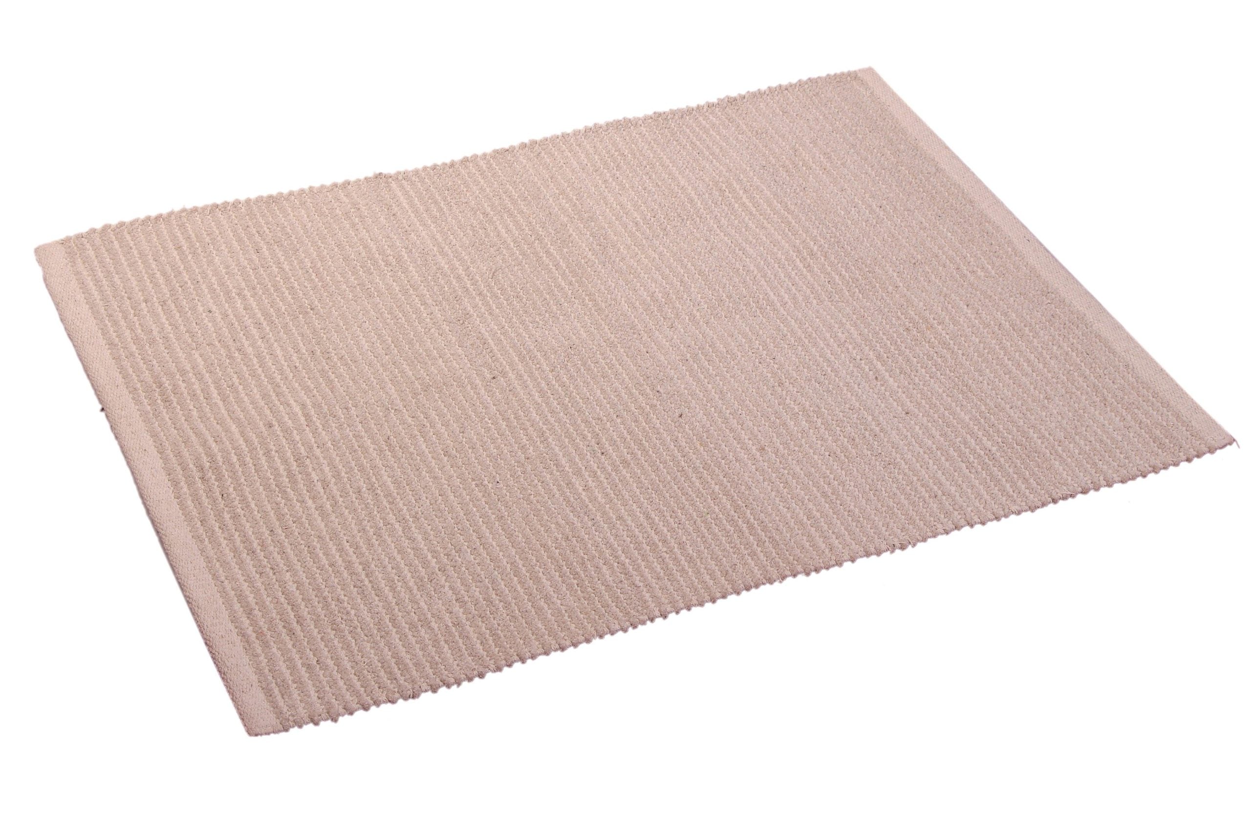 Teppich - Shanil - 65x130 cm. 100% Baumwolle (erhältlich in 3 verschiedenen Farben)