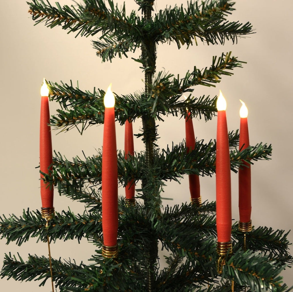 Weihnachtsbaumbeleuchtung LED 10 Stk. Kabellos inkl. Fernbedienung &am