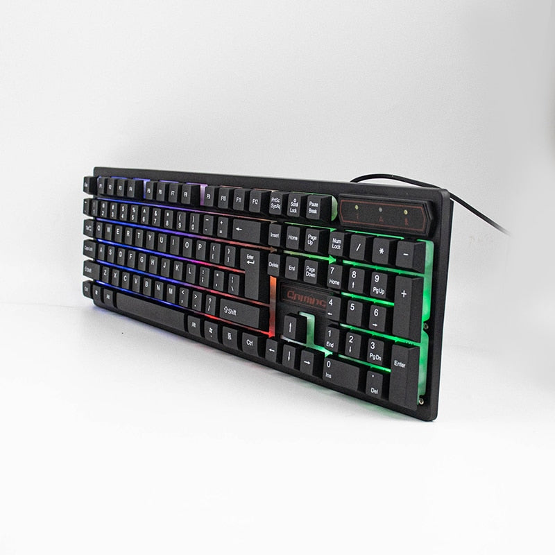 Gaming-Tastatur mit LED-Hintergrundbeleuchtung