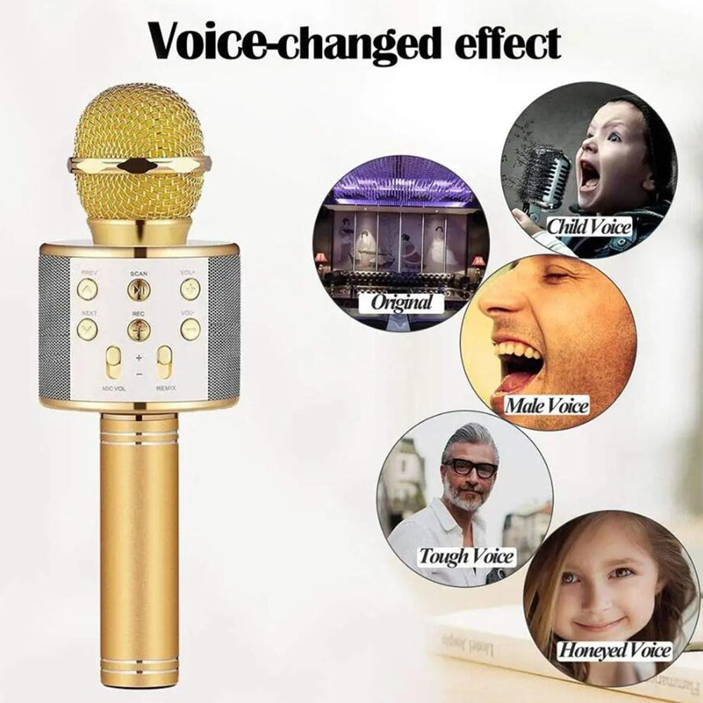 Karaoke-Mikrofon mit Bluetooth & Lautsprecher
